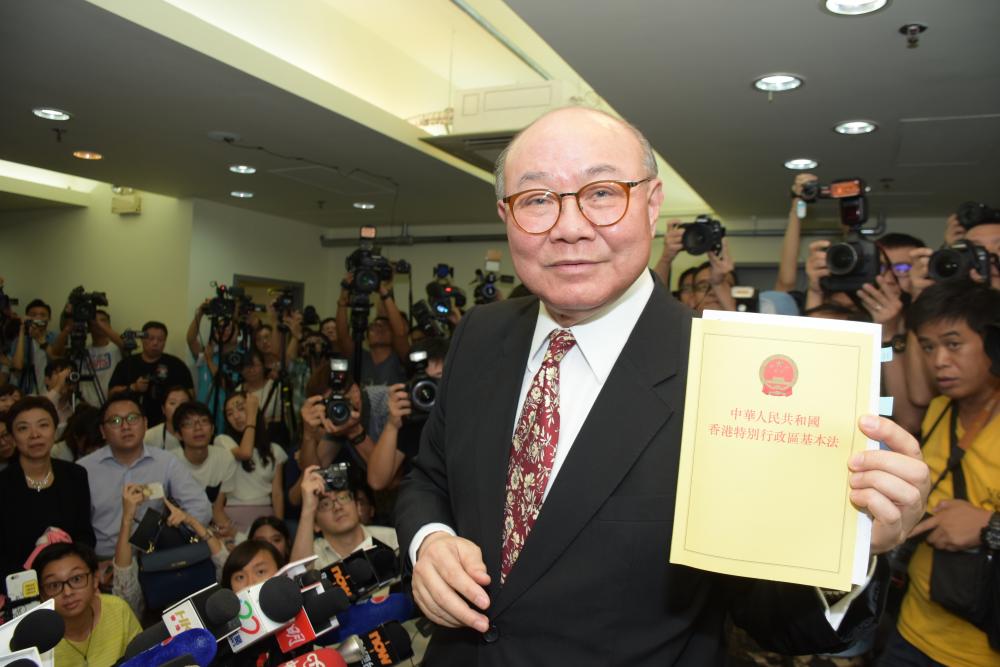 胡国兴重申香港应就《廿三条》立法,但要从宽处理(坚料网资料图片)